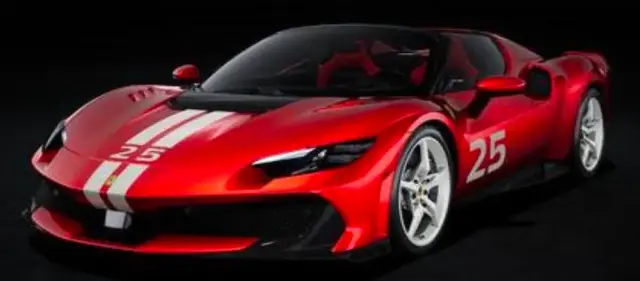[予約] スパーク/ルックスマート 1/12 フェラーリ 296 スペチアーレ A ロッソ マグマ ウィズ ホワイト リバリー　LS1220B