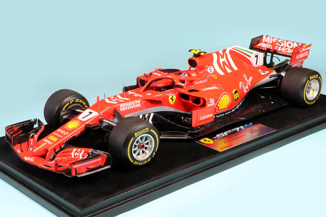 ルックスマート 1/18 フェラーリ SF71-H U.S.GP 2018 Winner K 