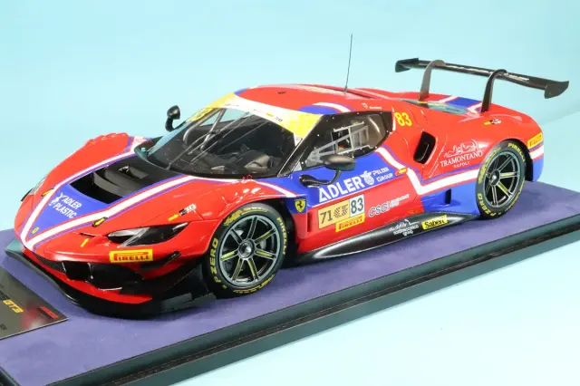 スパーク/ルックスマート 1/18 フェラーリ 296 GT3 No.83 AFコルセ SRL マカオGTカップ - FIA GTワールドカップ 2024 アントニオ・フオコ LS18RC037