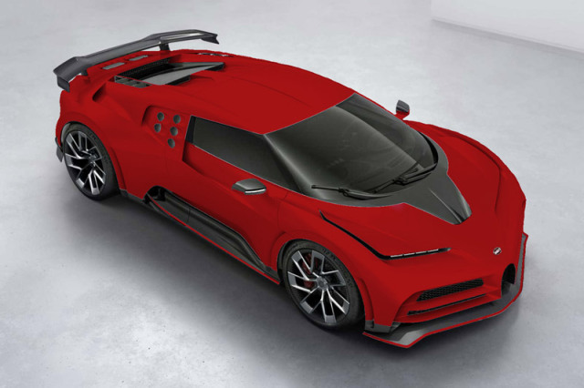 [予約] ルックスマート 1/43 ブガッティ チェントディエチ ペブルビーチ コンクール デレガンス 2019 EB110 オマージュモデル イタリアンレッド　LS513C