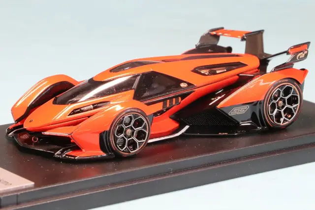 ルックスマート 1/43 ランボルギーニ V12 ヴィジョン グランツーリスモ エゴンオレンジ　LS515B