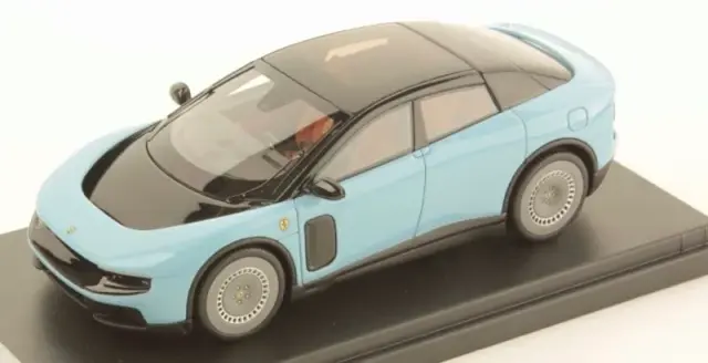 [予約] ルックスマート 1/43 フェラーリ ルーチェ  ピスタライトブルー/タービナ ディアマンタートホイール　LS568SW