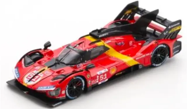 [予約] ルックスマート 1/64 フェラーリ 499P No.51 FERRARI AF CORSE ルマンウィナー 2023 アレッサンドロ・ピエール・グイディ、ジェームズ・カラド、アントニオ・ジョビナッツィ　LS64001LM