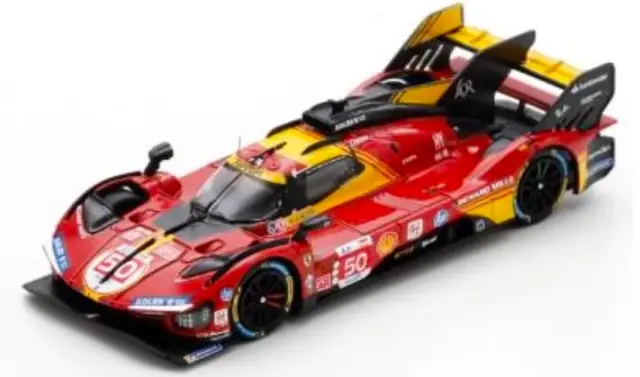[予約] ルックスマート 1/64 フェラーリ 499P No.50 Ferrari AF Corse ルマンウィナー 2024 アントニオ・フオコ、ミゲル・モリーナ、ニック・ニールセン　LS64002LM