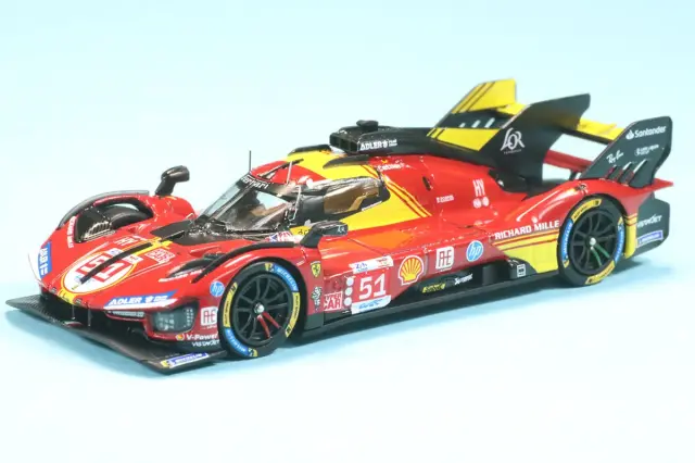 スパーク/ルックスマート 1/64 フェラーリ 499P ルマン 2023 No.50 ウィナー LS64005LM