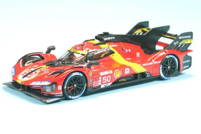 スパーク/ルックスマート 1/64 フェラーリ 499P ルマン 2024 No.51 ウィナー LS64006LM