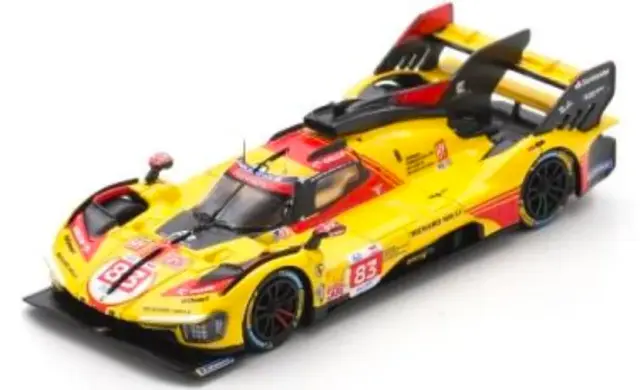 [予約] ルックスマート 1/64 フェラーリ 499P No.83 Ferrari AF Corse ルマン2024 ロバート・クビサ、ロバート・シュワルツマン、イェ・イェ　LS64007LM