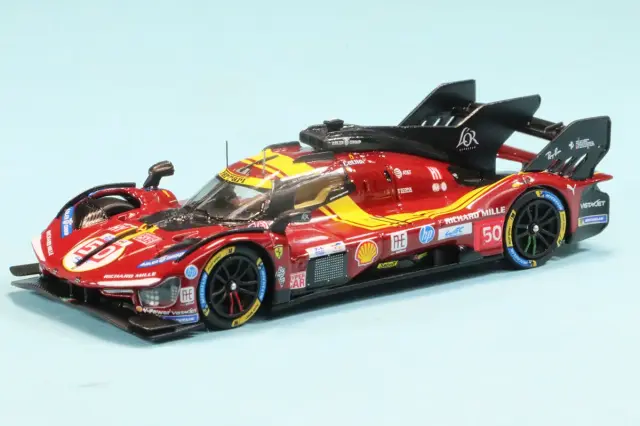 スパーク/ルックスマート 1/64 フェラーリ 499P ルマン 2025 No.50 A.フオコ - N.ニールセン - M.モリーナ LS64008LM