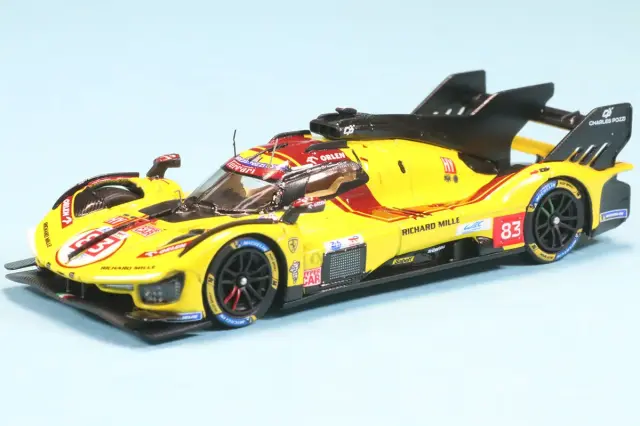 スパーク/ルックスマート 1/64 フェラーリ 499P No.83 AFコルセ ルマン 2025 R.クビサ／Y.イェ／P.ハンソン　LS64010LM