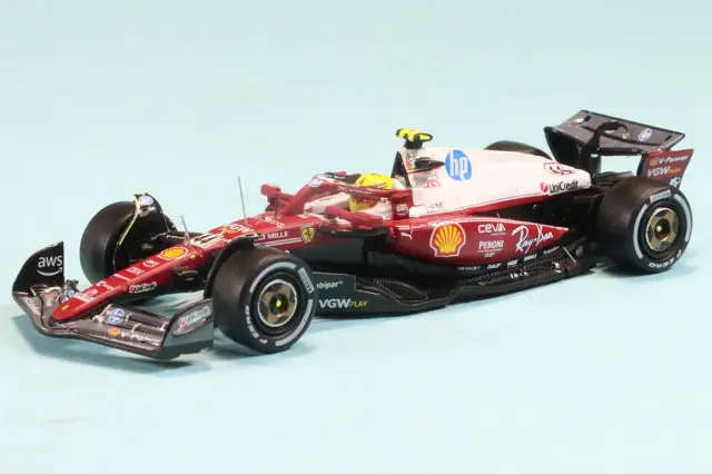 スパーク/ルックスマート 1/64 フェラーリ SF25 イタイアGP 2025 312Tリバリィカラー L.ハミルトン LS64027