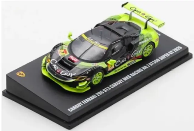 [予約] スパーク/ルックスマート 1/64 CARGUY フェラーリ 296 GT3 CARGUY MKS RACING No.7 GT300 スーパーGT 2025 ザック・オサリバン／小林蓮　LS64SGT25007　LS64G25007