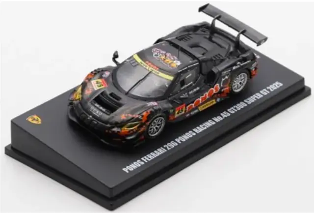 [予約] スパーク/ルックスマート 1/64 PONOS フェラーリ 296 PONOS RACING No.45 GT300 スーパーGT 2025 ケイ・コッツォリーノ／篠原拓朗　LS64G25045
