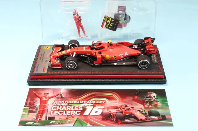 海外ショップ特注ルックスマート 1/43 フェラーリ SF90 イタリアGP 2019 C.ルクレール ウィナー LSBNF002