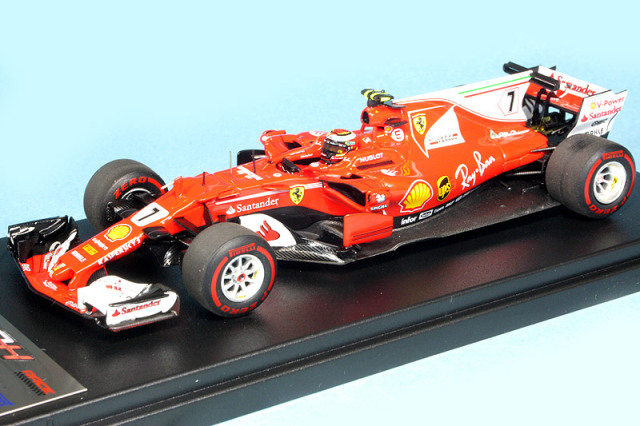 ルックスマート 1/43 スクーデリア フェラーリ SF70H モナコGP 2017 2nd K.ライコネン　LSF1010
