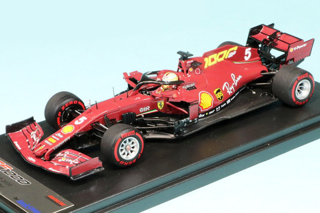 ルックスマート 1/43 フェラーリ SF1000 トスカーナー ムジェロGP 2020 フェラーリ F1 1000th GP S.ベッテル　LSF1032