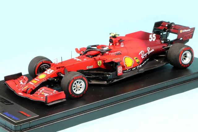 ルックスマート 1/43 フェラーリ SF21 モナコGP 2021 2nd C.サインツ　LSF1037