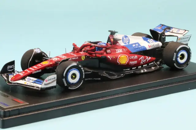 スパーク/ルックスマート 1/43 フェラーリ SF-25 マイアミGP 2025 C.ルクレール　LSF1076