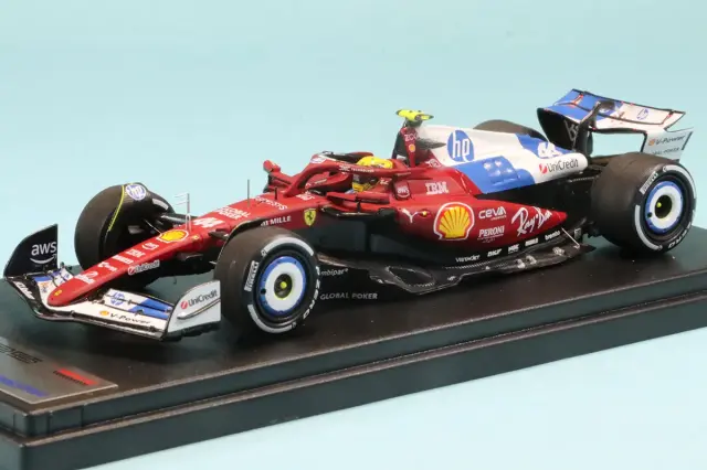スパーク/ルックスマート 1/43 フェラーリ SF-25 マイアミGP 2025 L.ハミルトン　LSF1077