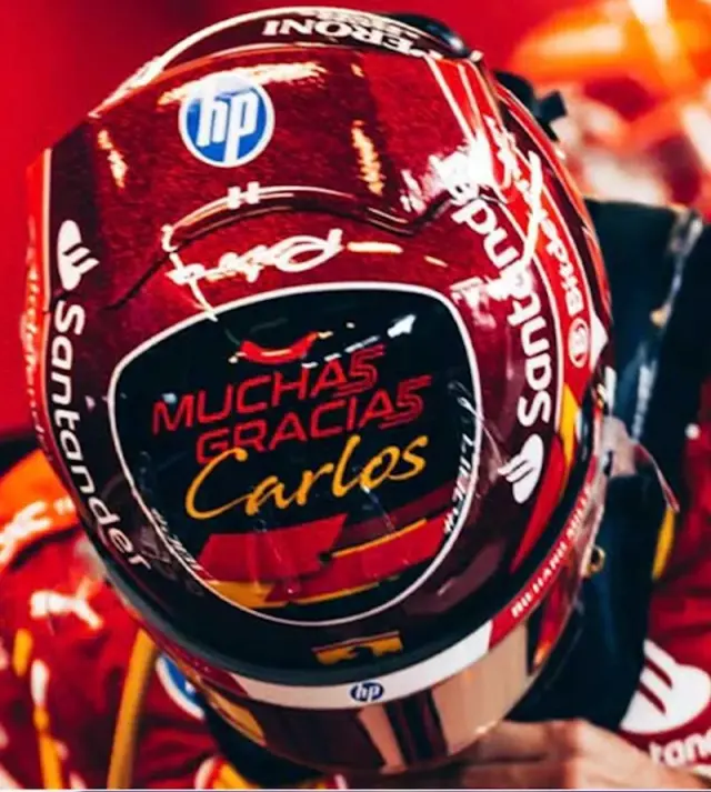 [予約] ルックスマート 1/5 ヘルメット C.ルクレール アブダビGP  2024　LSHEL017