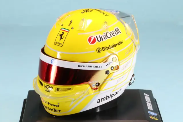 スパーク/ルックスマート 1/5 ヘルメット L.ハミルトン イタリアGP 2025 LSHEL021