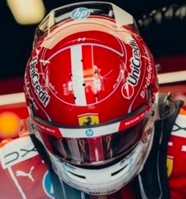 [予約] スパーク/ルックスマート 1/5 ヘルメット シャルル・ルクレール スクーデリア・フェラーリ HP ヘルメット 2026シーズン　LSHEL030