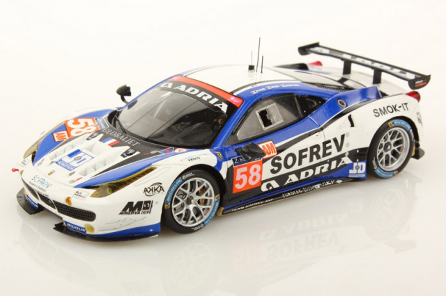 ルックスマート 1/43 フェラーリ 458 GTE ルマン 24h 2014 No.58　LSLM02