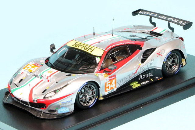 ルックスマート 1/43 フェラーリ 488 GTE Evo "AF Corse" ルマン 24h 2020 No.54　LSLM110