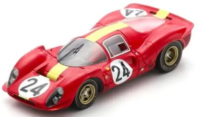 [予約] ルックスマート 1/43 フェラーリ 330 P4 No.24 3位 1967 ルマン Willy Mairesse Jean Beurlys　LSLM159