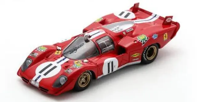 [予約] スパーク/ルックスマート 1/43 フェラーリ 512 S No.11 4位 ルマン 1970 S.ポージー - R.バックナム　LSLM170