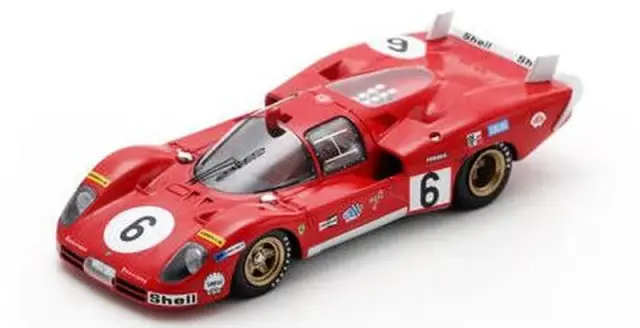 [予約] スパーク/ルックスマート 1/43 フェラーリ 512 S No.6 ルマン 1970 I.ジュンティ - N.バッカレラ　LSLM180