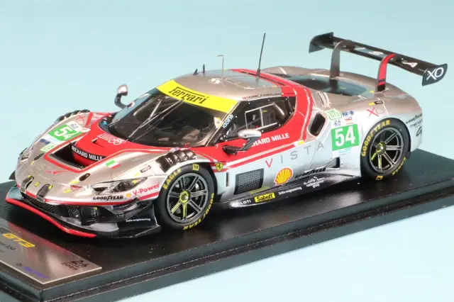 スパーク/ルックスマート 1/43 フェラーリ 296 LMGT3 No.54 ヴィスタAFコルセ ルマン 2025 T.フロール - F.カステラッチ - D.リゴン　LSLM194