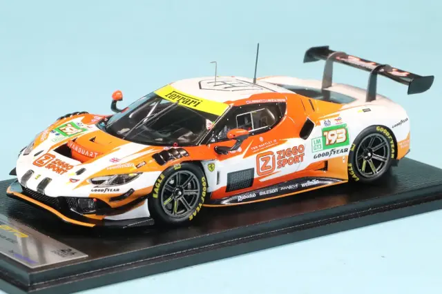 スパーク/ルックスマート 1/43 フェラーリ 296 LMGT3 No.193 ジグゴ・スポルト・テンペスタ ルマン 2025 J.フイ - C.フロガット - E.チーバー LSLM197