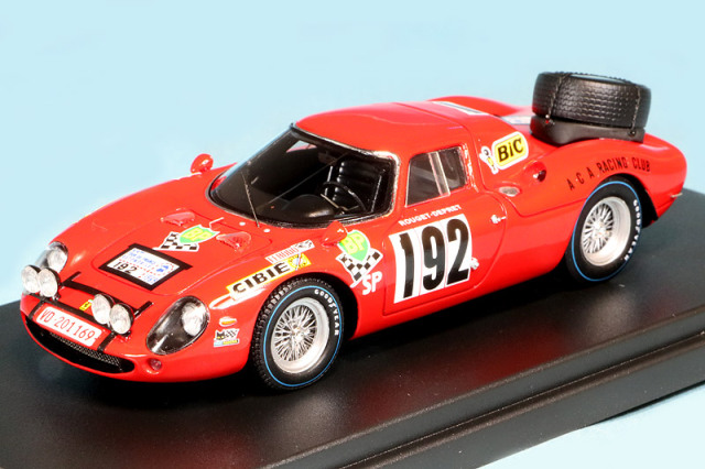 Miniature Looksmart 1/43 - Ferrari 250 LM Coupé N°192 - Tour De France 1969 - Rouget