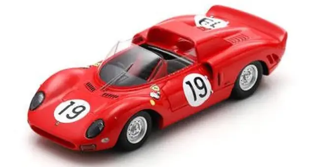 [予約] スパーク/ルックスマート 1/43 フェラーリ 330 P2 No.19 ルマン 1965 J.サーティース - L.スカルフィオッティ　LSRC119LM