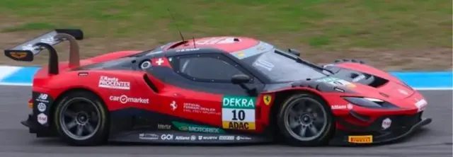 [予約] スパーク/ルックスマート 1/43 フェラーリ 296 GT3 No.10 エミール・フライ・レーシング DTM 2025 B.グリーン　LSRC212