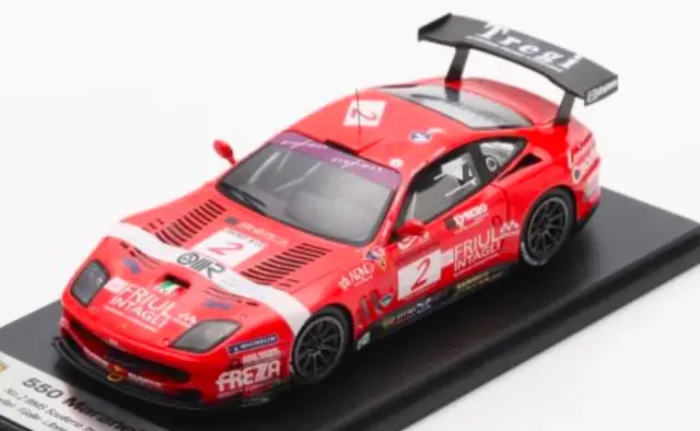 [予約] スパーク/ルックスマート 1/43 フェラーリ 550 スパ 24h 2004 No.2 ウィナー　LSRC218