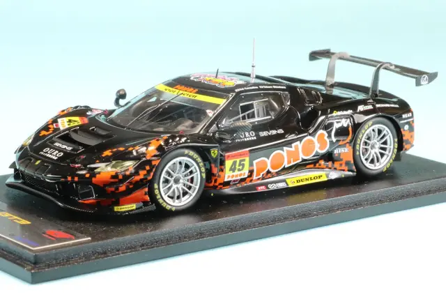 スパーク/ルックスマート 1/43 PONOS フェラーリ 296 PONOS RACING スーパーGT 2025 GT300 No.45 ケビン・コッツォリーノ / 篠原 拓朗　LSSGT25045