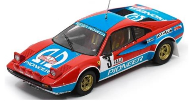 [予約] ルックスマート 1/43 フェラーリ 308 モンテカルロ 1982 No.3　LSVI07