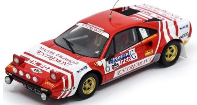 [予約] ルックスマート 1/43 フェラーリ 308 イタリア リージョン ラリー 1981 No.6 ウィナー　LSVI08