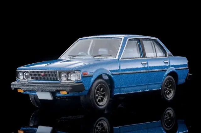 [予約] TLV 1/64  トヨタ カローラ 1600GL RSワタナベホイール装着車 ブルー 1979　LV-N134c