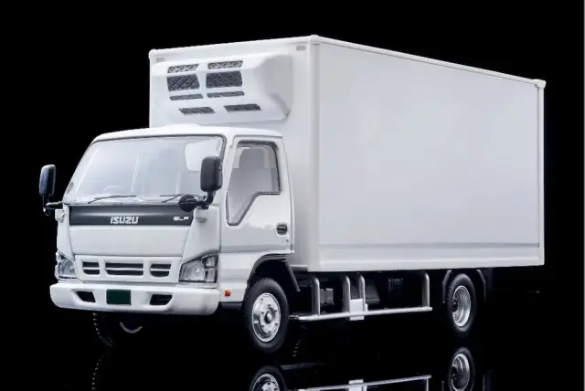 [予約] TLV 1/64  いすゞエルフ パネルバン 配送車 ホワイト　LV-N285d