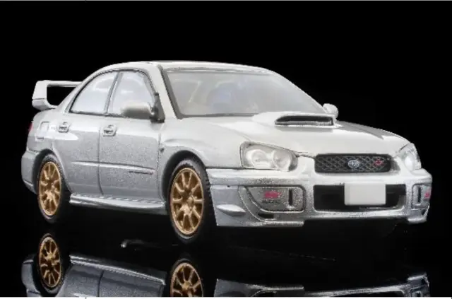 [予約] TLV 1/64 スバル インプレッサ WRX STi（シルバー）2003h LV-N336b
