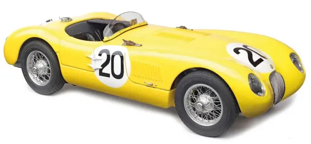 [取り寄せ] CMC 1/18 ジャガー Cタイプ ルマン24時間 1953 ジャガーレーシングチーム ロジャー・ローラン / シャルル・ド・トルナコ No.20 限定1000台　M-194