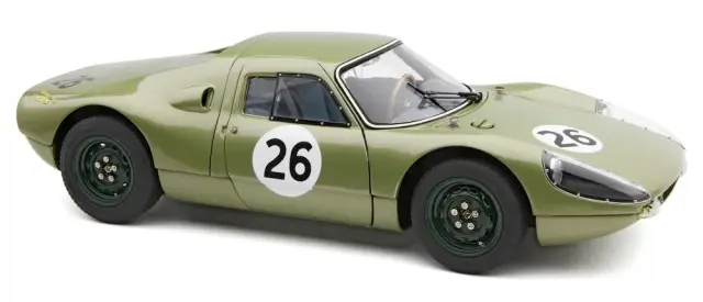 [取り寄せ] CMC 1/18 ポルシェ 904 GTS シルバーストーン 1964 イネス・アイルランド No.26 ボルネオグリーンメタリック セブリングエキゾースト　  M-232