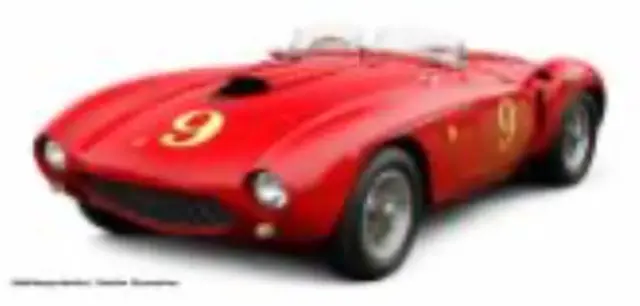 [予約] CMC 1/18 フェラーリ 375MM スパイダー レッド No.9 1954 サバンナGP ウィリアム・スピア 左右ウインドスクリーン付 リミテッドエディション1500台限定 M-306