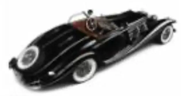 [予約] CMC 1/18 メルセデスベンツ 500K スペシャルロードスター ブラック 外装ブラック／内装レッドブラウン リミテッドエディション1500台限定 M-313