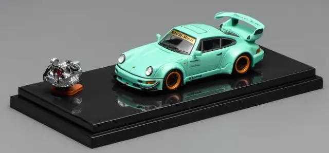 [予約] モーターヘリックス 1/64 ポルシェ RWB 964 ティファニー　M62105