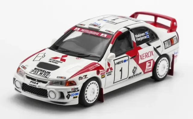 [予約] モーターヘリックス 1/64 ミツビシ ランサーエボリューション4 GSR 1997 フィンランドラリー ウィナー　M64030