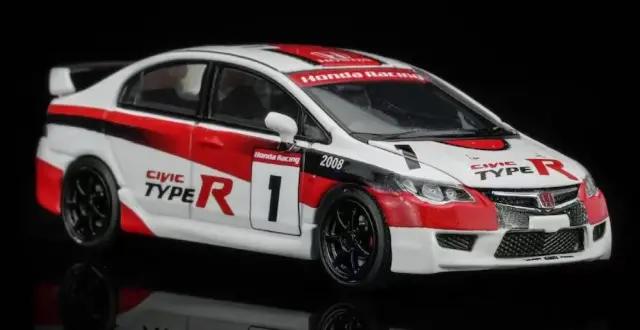 [予約] モーターヘリックス 1/64 ホンダ シビック タイプR (FD2) No.1 2012 ジャパンワンメイクレース　M65421