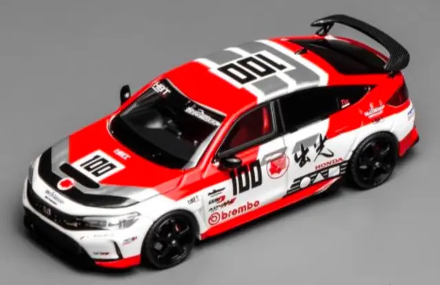モーターヘリックス 1/64 ホンダ シビック タイプR (FL5